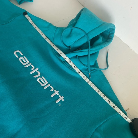 Carhartt Aqua Blue Women's Hoodie - Picture 12 of 12